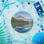 有名なエメラルド湖のカヌー – Yoho NP，カナダ ペーパープレート (パーティー)