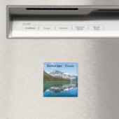 有名なエメラルド湖のカヌー – Yoho NP,カナダ マグネット (インサイチュ (食洗機))