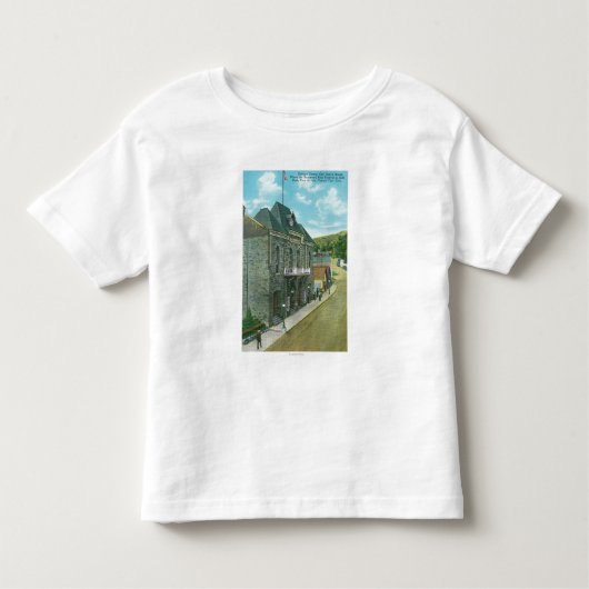 有名なオペラハウスの外観 トドラーTシャツ (正面)