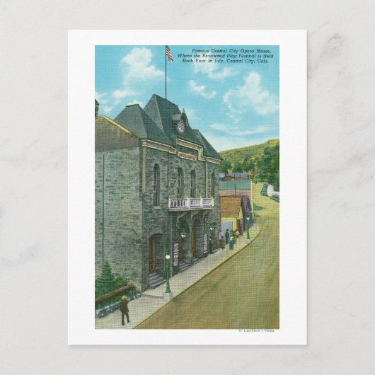 有名なオペラハウスの外観 ポストカード (正面)