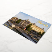 有名なオルセー美術館 – パリ、フランス、ヨーロッパ 箔シーズンカード (回転した状態)