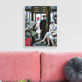 有名なコペンハーゲン絵画の電車だ キャンバスプリント (インサイチュ (リビング))