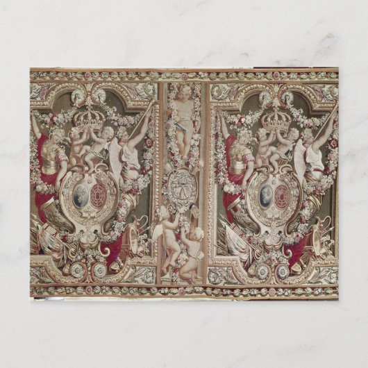 有名なゴブリン工房のポルティエール ポストカード (正面)