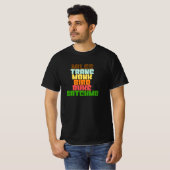 有名なジャズマイルズコルトレーヌモンク – オーケストラ Tシャツ (正面フル)