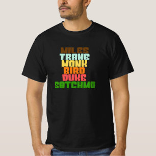 有名なジャズマイルズコルトレーヌモンク – オーケストラ Tシャツ