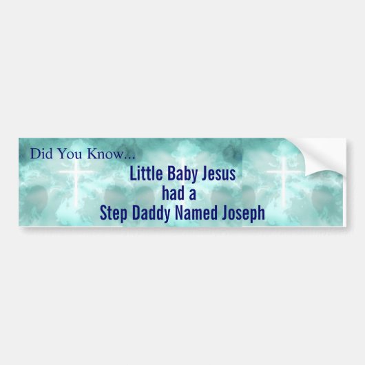 有名なステップパパ バンパーステッカー (正面)