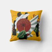 有名なダリア州エドワード・ワズワース絵画は、 クッション (裏面)