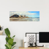 有名なデイトナビーチフロリダ ポスター (ホームオフィス)