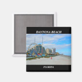 有名なデイトナビーチフロリダ マグネット (正面/裏面)