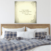 有名なトーマス・エジソン引用文の成功へのインスピレーション キャンバスプリント (インサイチュ (寝室))