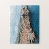 有名なドゥブロヴニク旧市街の屋根と壁 – クロアチア ジグソーパズル (縦)