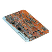 有名なドブロヴニク旧市街の屋根-クロアチア、ダルマティア マグネット (右側)