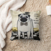 有名なパグ枕 クッション (ブランケット)