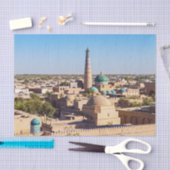 有名なヒヴァ - ウズベキスタン 薄葉紙 (クラフト)