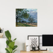 有名なビジュアルアーツアルフレッド・シスレー・ザ・ロード・from Ver ポスター (ホームオフィス)