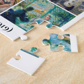 有名なピエールオーギュストルノアールファインアート絵画20点 ジグソーパズル (側面)