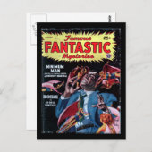 有名なファンタスティックミステリーv08 n06 (1947-08.ポプラ ポストカード (正面/裏面)