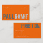 有名なフォント3の名刺 名刺 (正面/裏面)