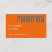 有名なフォント3の名刺 名刺 (裏面)