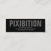 有名なフォント6の名刺 スキニー名刺 (裏面)