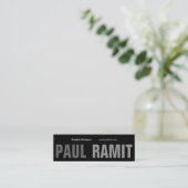 有名なフォント6の名刺 スキニー名刺 (スタンド正面)