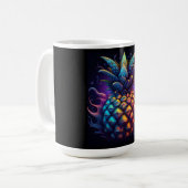 有名なマンデルブロ・パイナップル コーヒーマグカップ (正面左)