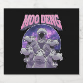 有名なモーベビーピギーヒッポムーデン ビールラベル (シングルラベル)