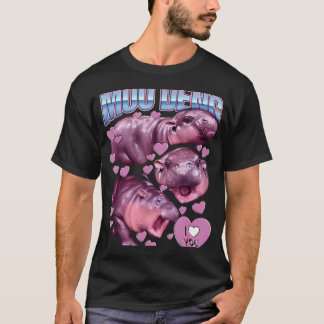 有名なモーベビーピギーヒッポムーデン Tシャツ