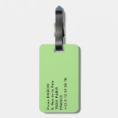 有名なユアンヤンライステラス – 雲南省、中国 ラゲッジタグ (裏面縦)