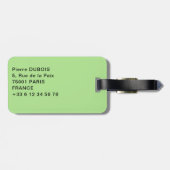 有名なユアンヤンライステラス – 雲南省、中国 ラゲッジタグ (裏面横)