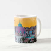 有名なラグジュアリーホテルホテルネグレスコinニースフランス コーヒーマグカップ (正面右)