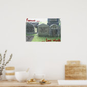 有名なラストワード ポスター (キッチン)