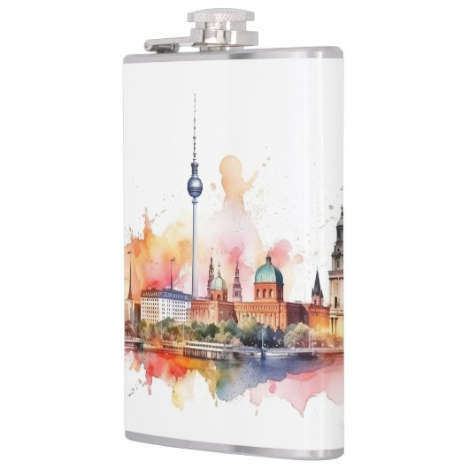 有名なランドマークデザイン フラスク (左)