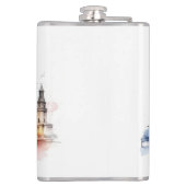 有名なランドマークデザイン フラスク (裏面)