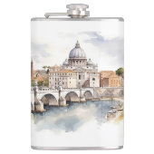 有名なランドマークデザイン フラスク (正面)