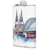 有名なランドマークデザイン フラスク (左)