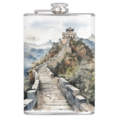 有名なランドマークデザイン フラスク (正面)