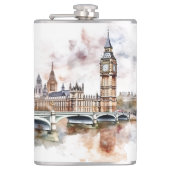 有名なランドマークデザイン フラスク (正面)