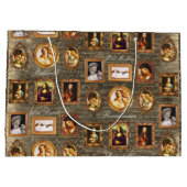 有名なルネッサンスの額縁の芸術 ラージペーパーバッグ (裏面)