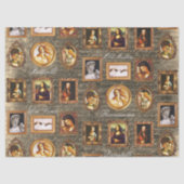 有名なルネッサンスアートフレームアンティークデクページ 薄葉紙 (正面)