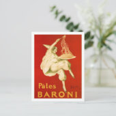 有名なレオネットカプピエロイタリアンパスタ ポストカード (スタンド正面)