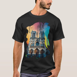 有名なロケーション – Notre-Dame T-Shirt Tシャツ