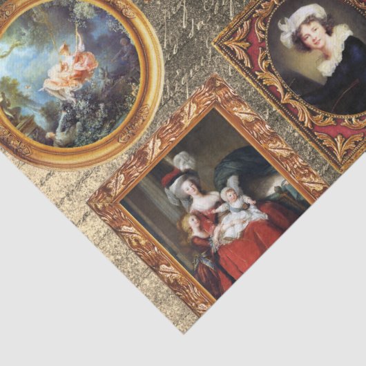 有名なロコアートフレームアンティークデコページ 薄葉紙 (詳細)