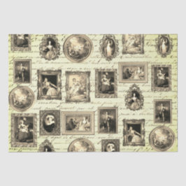 有名なロコアートフレームアンティークベージュデコページ 薄葉紙