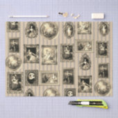 有名なロコアートフレームアンティークベージュデコページ 薄葉紙 (クラフト)