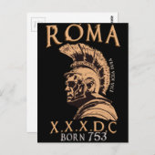 有名なローマンセンチュリオンのルシウス ポストカード (正面/裏面)