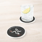 有名なワインの人のロゴのコースター コースター (側面)