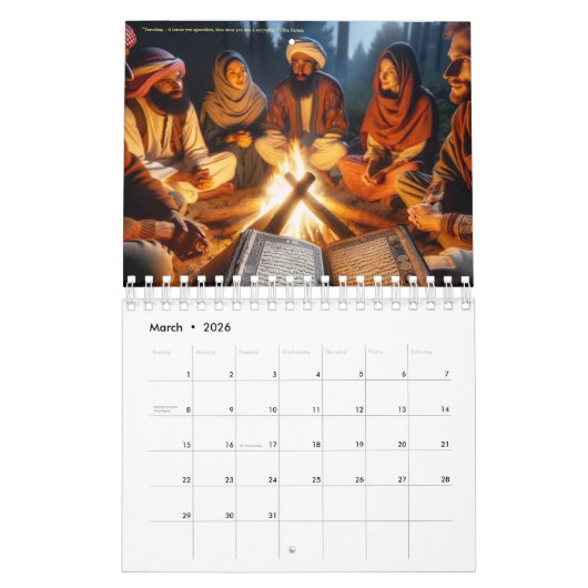 有名な人々によるタイムレスな旅行引用文(写真) カレンダー (3月 2026)