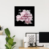 有名な人々による引用文- Frida Kahlo ポスター (ホームオフィス)