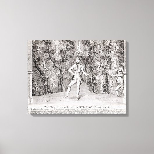 有名な人々の公演 キャンバスプリント (正面)